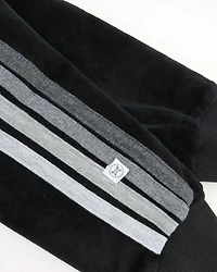 Unisex Cozy Velour Zip Front Hoodie & Sweatpants Set - Baby