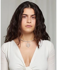 Sacred Spiral Choker in Silver