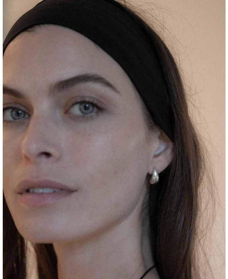 Mini Moondrop Earrings in Sterling Silver