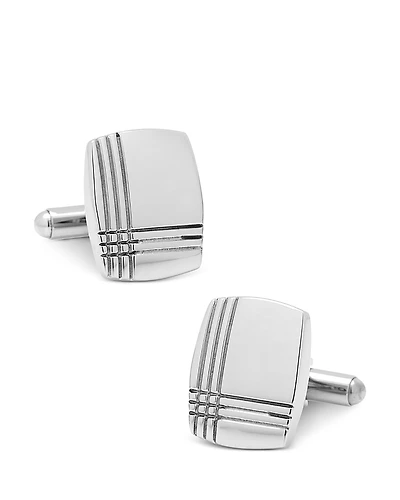Cufflinks Inc Tartan Plaid Stainless Steel Cufflinks