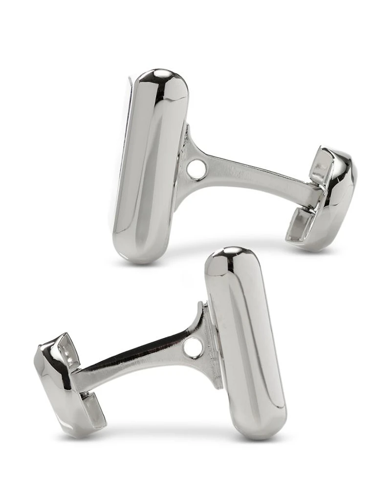 Silver and Sodalite JFK Presidential Cufflinks