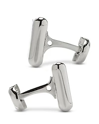 Silver and Sodalite JFK Presidential Cufflinks