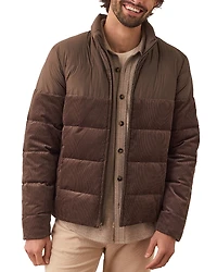 Marine Layer Miles Cord Puffer Jacket