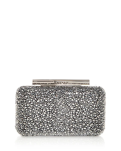 Alexander McQUEEN T-Bar Embellished Box Clutch