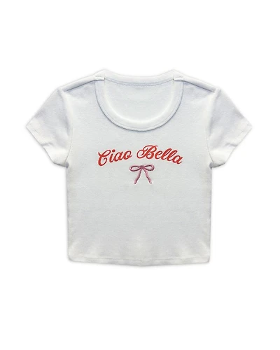 Girls' Tween Ciao Bella Baby Tee - Big Kid