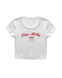 Girls' Tween Ciao Bella Baby Tee - Big Kid