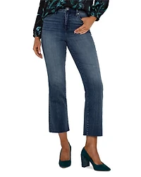 Hannah High Rise Ankle Flare Jeans Juniper Valley