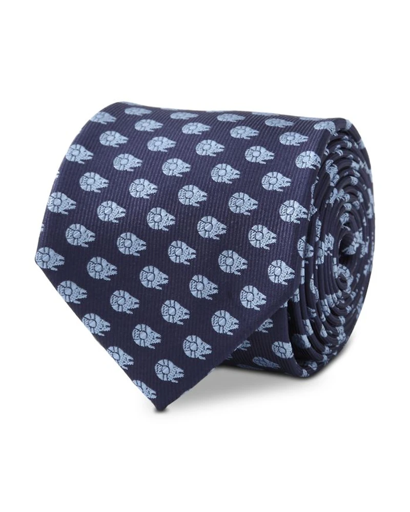 Star Wars Millennium Falcon Blue Tonal Tie