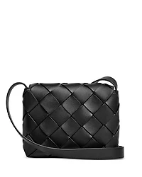 Diago Intreccio Leather Crossbody Bag
