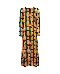 Long Sleeve Swing Dress Arcturus Blue Petrol