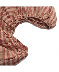 Pembroke Stripe Linen Blend Fitted Sheet, King