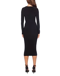 Twist Front Midi Dress