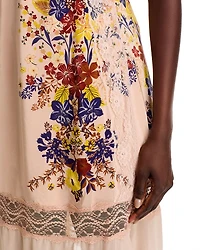 Floral Lace Slip Dress