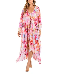 L'Agence Kara Soft Cloud Kimono Swim Cover-Up