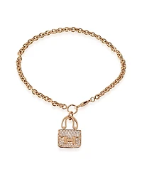 Pre-Owned Hermes Pre-Owned HermAs Amulettes Collection 18k Rose Gold Bracelet