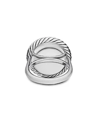Sterling Silver DY Elements® Pavé Diamond Ring