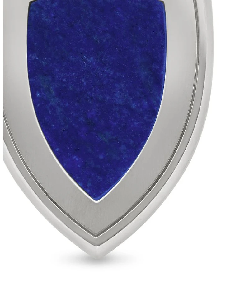 Shield Amulet with Lapis Lazuli and Pavé Sapphires