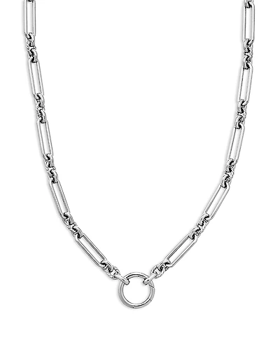 David Yurman Sterling Silver Lexington Chain Link Necklace, 17