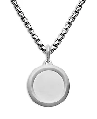 Sterling Silver Diamond St. Christopher Medallion Amulets