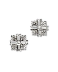 Diamond Stud Earrings in 14K White Gold, 0.65 tcw