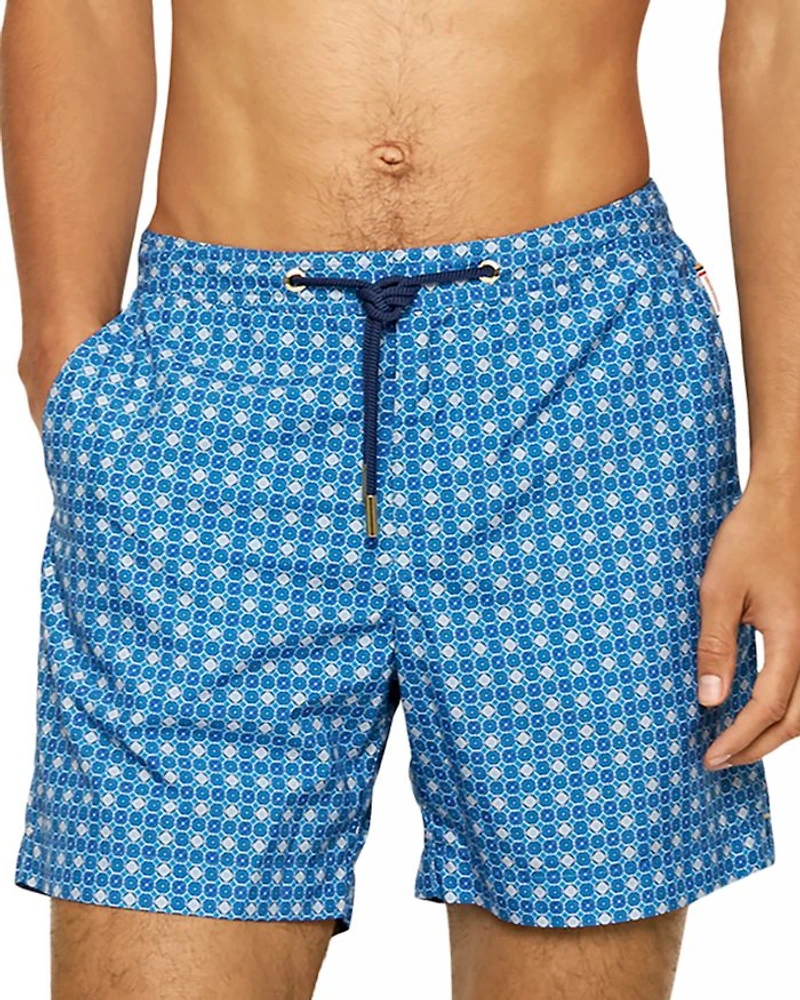 Bulldog Dahlia Drawstring 6" Swim Trunks
