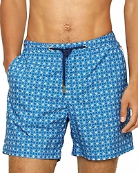 Bulldog Dahlia Drawstring 6" Swim Trunks