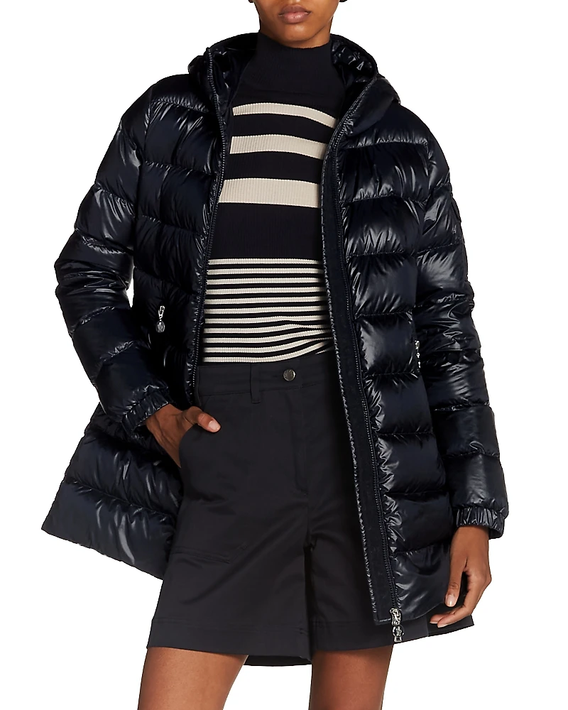Moncler Glements Hooded Down Parka Jacket