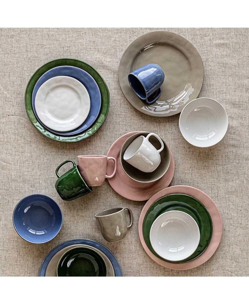 Puro Whitewash 16 Piece Dinnerware Set