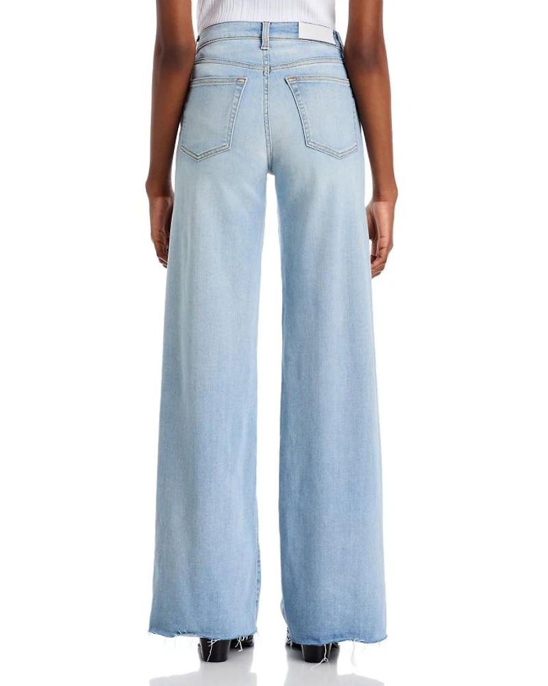 Mid Rise Wide Leg Palazzo Jeans Cielito