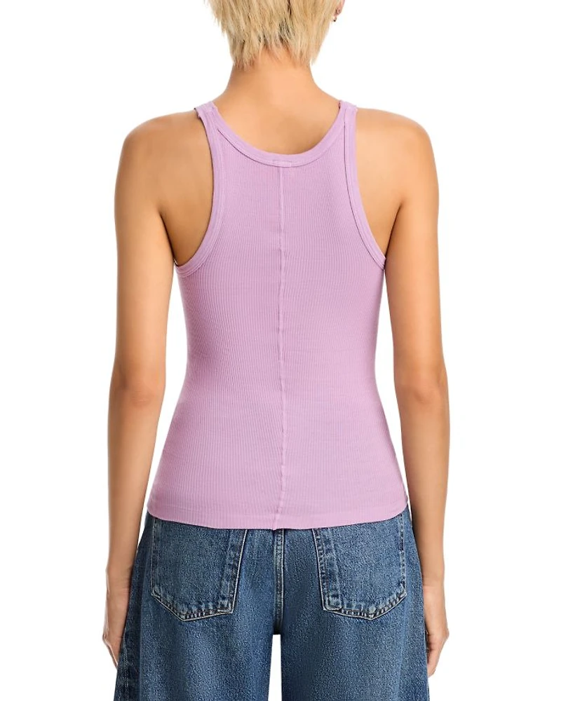 Ribbed Cotton Tank Top