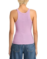 Ribbed Cotton Tank Top