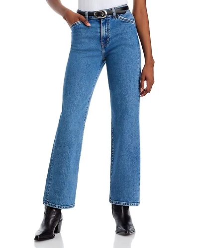 The Westley High Rise Ankle Jeans Blue Mere