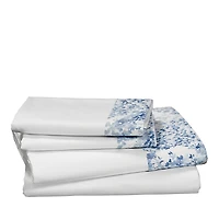 Dea Luxury Linens Glicine Floral Print Sheet Set