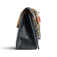 Crush Chain Bag Dirty Effect with Ny Souvenirs Charms