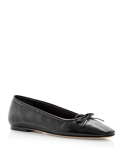 Aeyde Women's Delfina Bow Ballet Flats