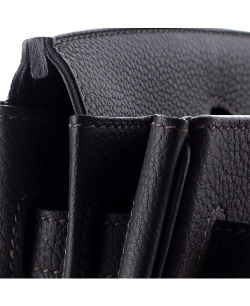 Birkin 30 Handbag Brown Togo with Palladium Hardware