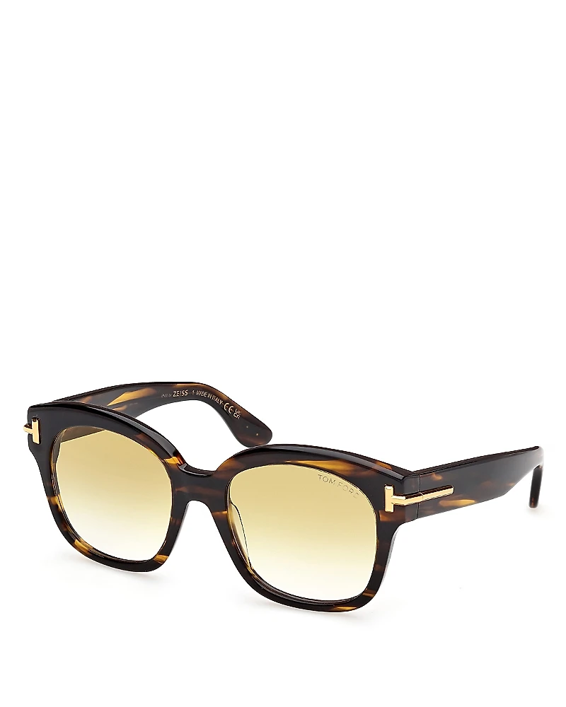Tom Ford Square Sunglasses, 55mm