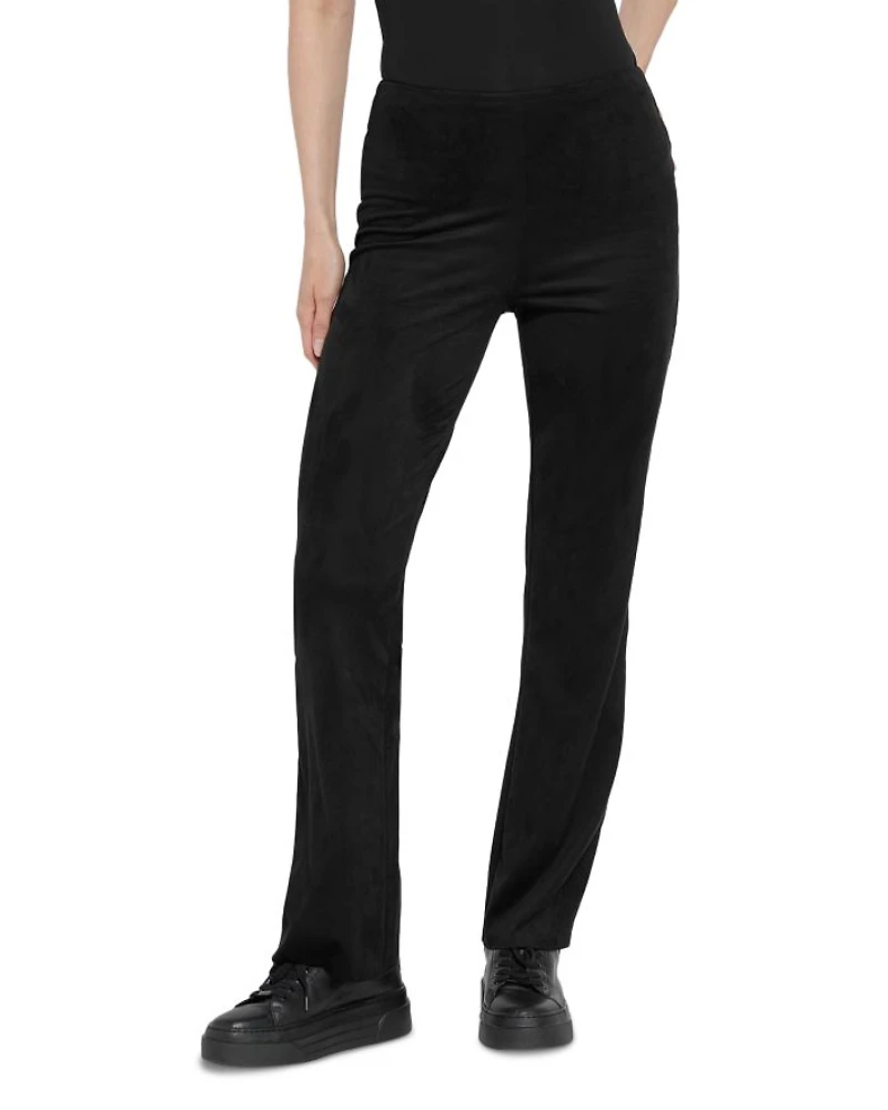 Jesse Faux Suede Baby Bootcut Pants