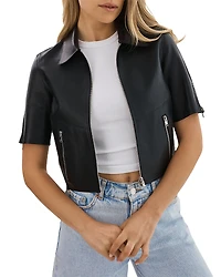 Lamarque Sevana Reversible Leather Jacket