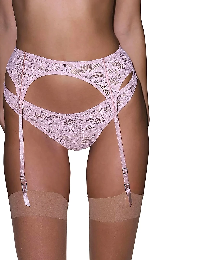 Fleur du Mal Le Stretch Multifit Lace High Leg Thong
