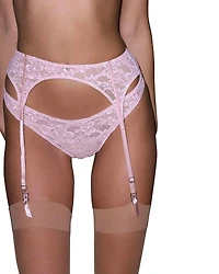 Fleur du Mal Le Stretch Multifit Lace High Leg Thong
