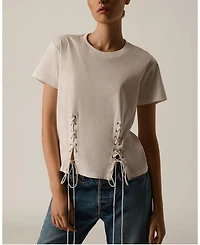 Lace Up T-shirt