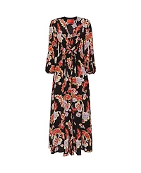Long Camerino Dress Crepe De Chine