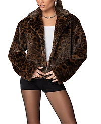 Edikted Lady Leopard Jacket