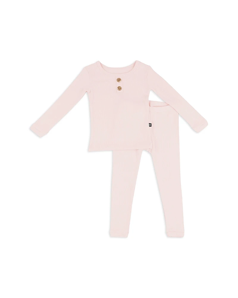 Kyte Baby Unisex Ribbed Henley Top & Pants Set