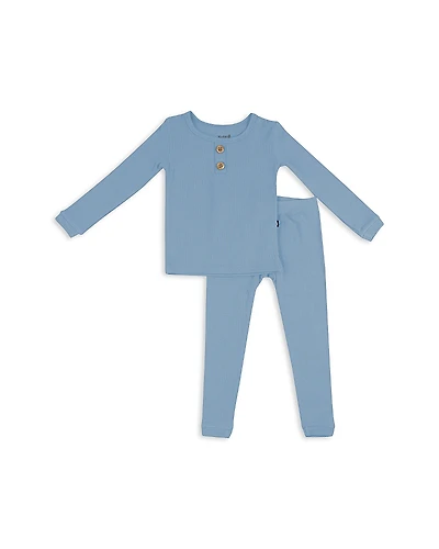 Kyte Baby Unisex Ribbed Henley Top & Pants Set