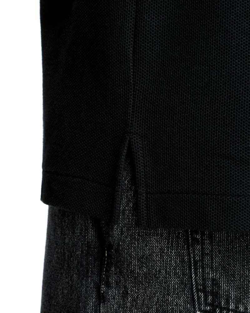 Men's Jacquard Short Sleeve Camp Shirt