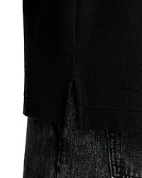 Men's Jacquard Short Sleeve Camp Shirt