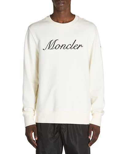 Cotton Embroidered Logo Sweatshirt