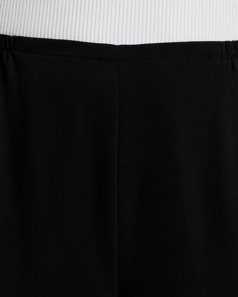 Crepe Wide Leg Pants